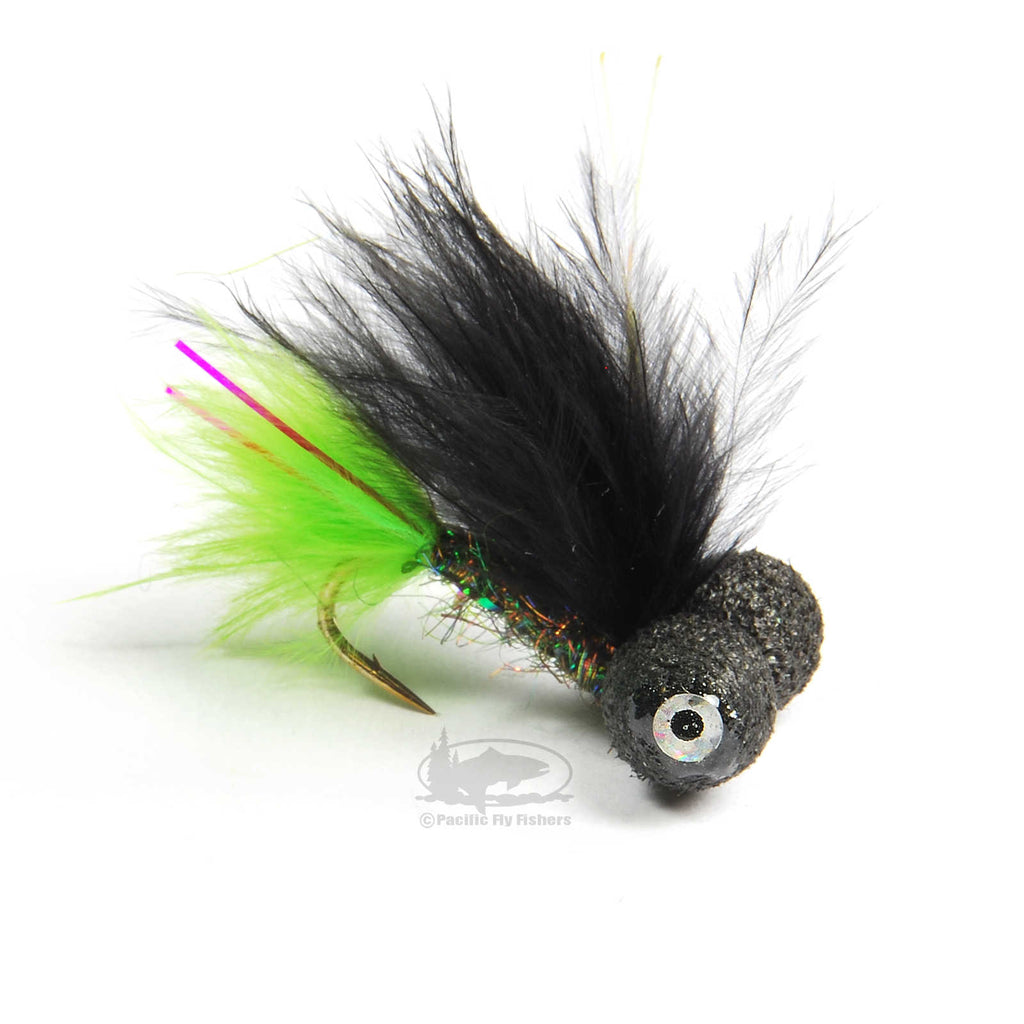 Copper Top Crystal Flash Egg Fly, Chartreuse BH Fly Fishing Flies for  Steelhead, Salmon, Trout, Bluegill, Panfish -  Canada