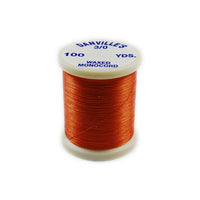 Danville 3/0 Waxed Monocord Thread - Burnt Orange