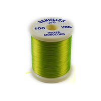 Danville 3/0 Waxed Monocord Thread - Chartreuse