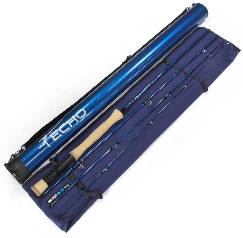 amazon fly fishing rods Echo Boost Blue Fly Rod 9' 6wt