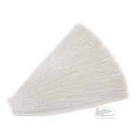 Fish Skull Faux Bucktail - White - Synthetic Bucktail