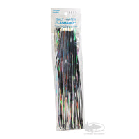Saltwater Flashabou - Salt & Pepper - Wide Flashabou - Fly Tying Materials