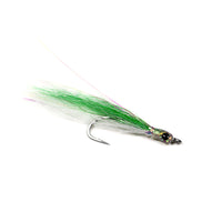 Flashy Lady - Chartreuse / White - Pacific Fly Fishers