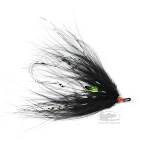 Hoh Bo Spey - Black and Chartreuse - Steelhead Fly