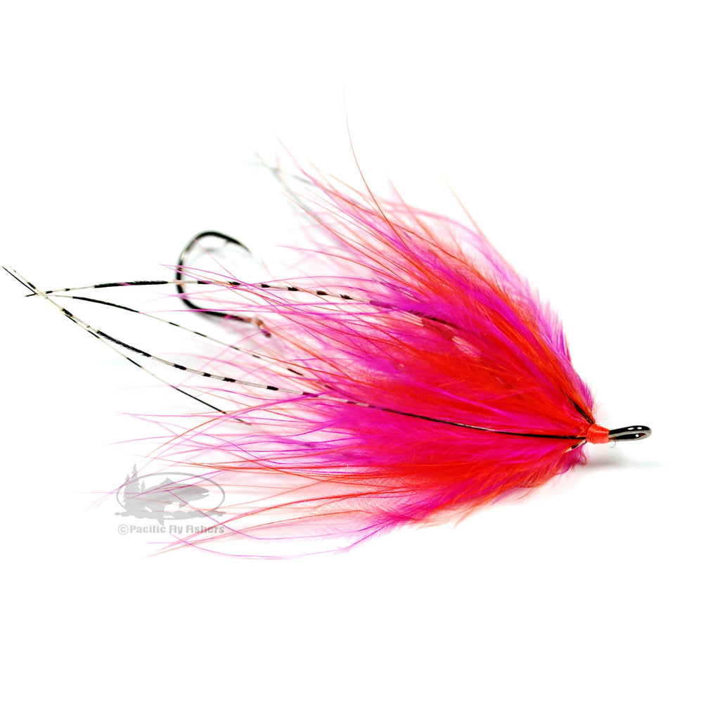 Hoh Bo Spey - Orange and Pink - Steelhead Fly