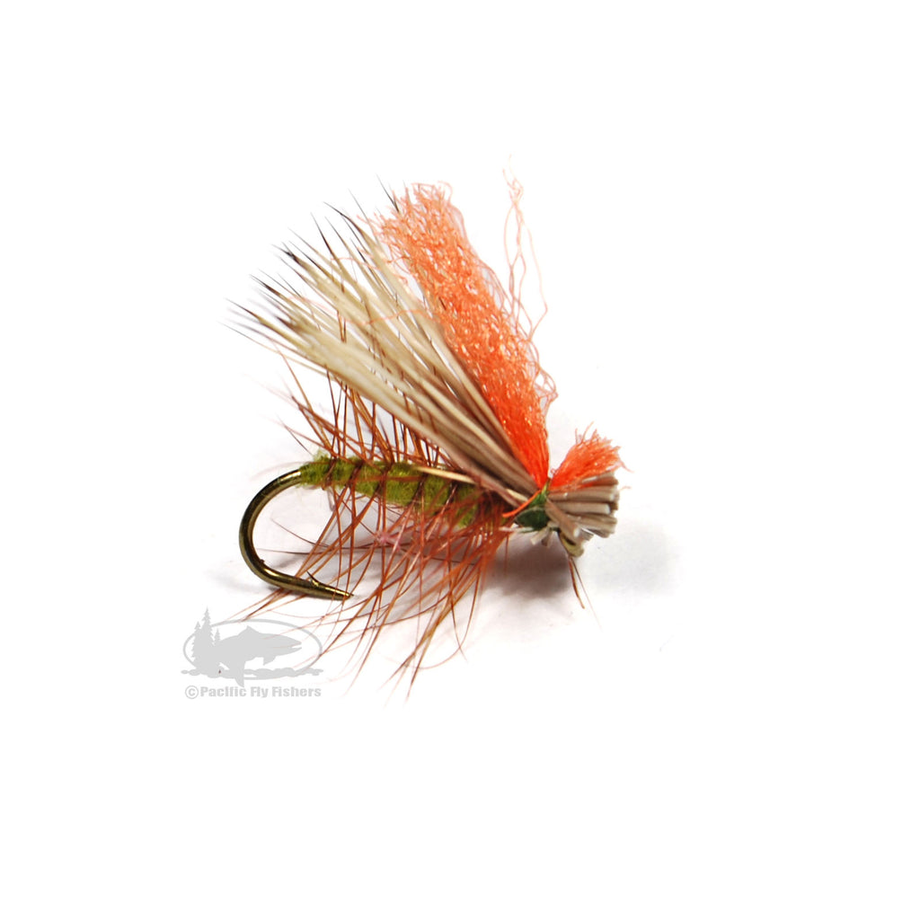 Hot Wing Caddis - Olive - Dry Fly