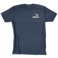 Pacific Fly Fishers Tee Shirts - Midnight Navy Blue - T-Shirt - Front