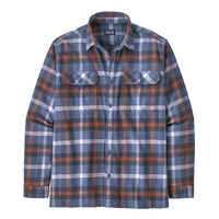 Patagonia Long-Sleeved Organic Cotton Midweight Fjord Flannel Shirt - Plume Grey