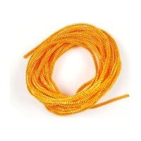 Pearl Core Braid - Orange - Fly Tying Material