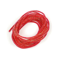 Pearl Core Braid - Red - Fly Tying Material