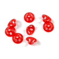 Pro Sportfisher Tube Fly System - Pro Soft Sonic Discs - Fluorescent Red