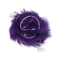 Hareline Micro Rabbit Strips - Purple- Fly Tying Materials