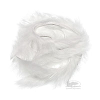 Hareline Micro Rabbit Strips - White - Fly Tying Materials