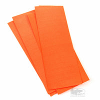 Razor Foam - Opaque Orange - 1mm and 0.5mm Fly Tying Foam Sheets