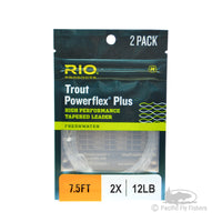 RIO 2 Pack Powerflex Plus Leaders 7.5ft - 2X