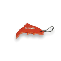 Simms Thirsty Trout Keychain Bottle Opener - Simms Orange