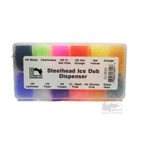 Steelhead ICE Dub Dubbing Dispenser Assortment - Pacific Fly Fishers
