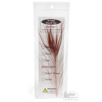D's Flyes Stripped Peacock Eye Quills - Red Quill - Fly Tying Materials