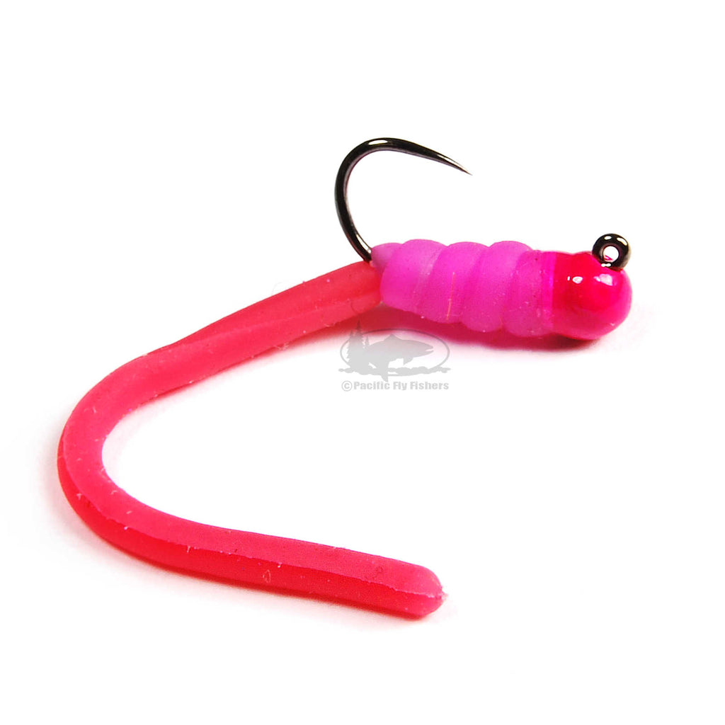 Squirminator Hot Head Jig - Hot Pink