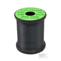 Uni-Thread 8/0 Fly Tying Thread - Iron Gray