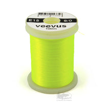 Veevus 8/0 Thread - Fl Yellow Chartreuse - Fly Tying Materials