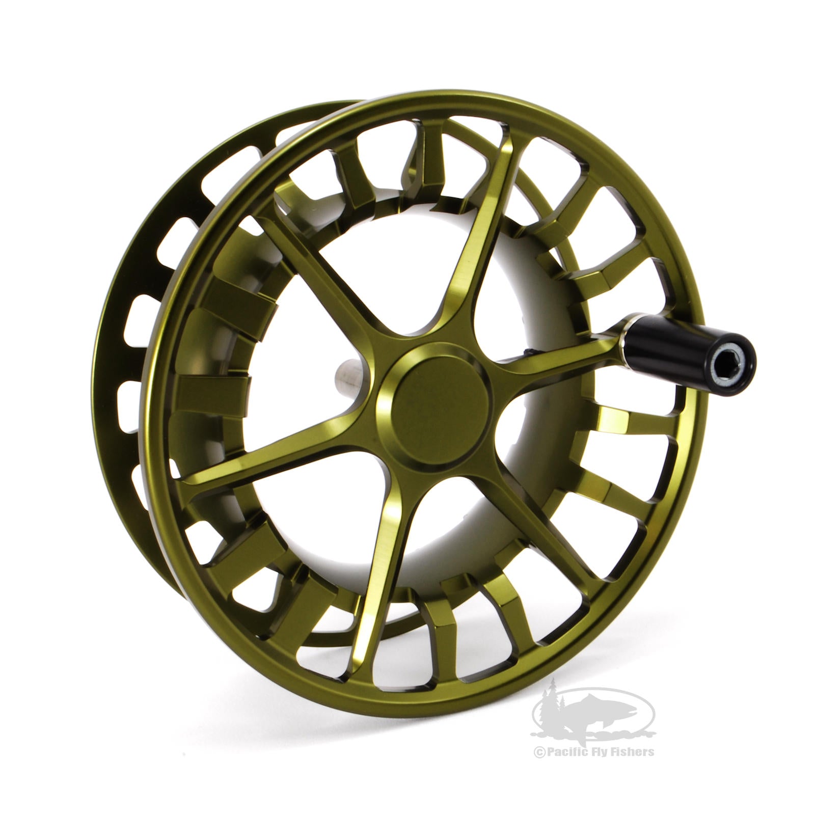 Lamson Velocity 1.5 large arbor trout fly reel with case and box