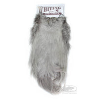 Whiting Genetic Spey Hackle - Medium Dun Gray - Heron Substitute Spey Feathers